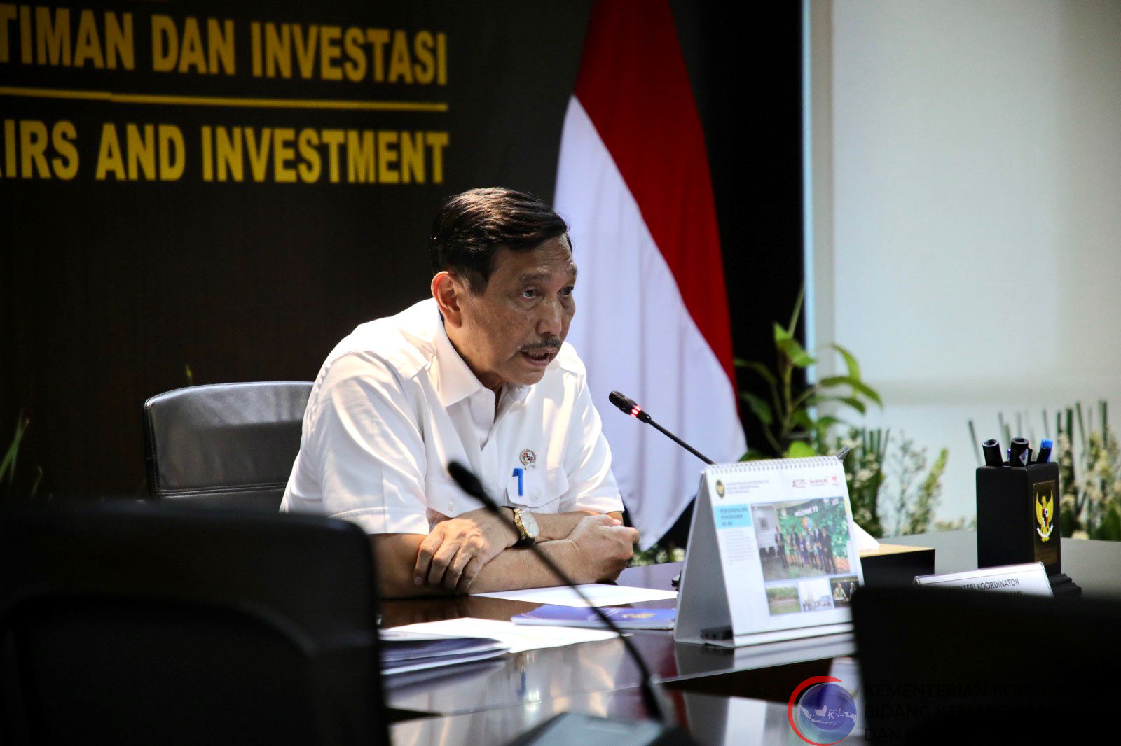 Menko Luhut melakukan Rakor Tindak Lanjut Reformasi Tata Kelola Industri Smelter