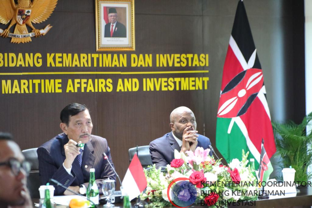 Menko Marves Mengadakan Pertemuan dengan Mr.Moses Kuria selaku  Cabinet Secretary, Ministry of Trade, Investment and Industry Kenya and his delegation