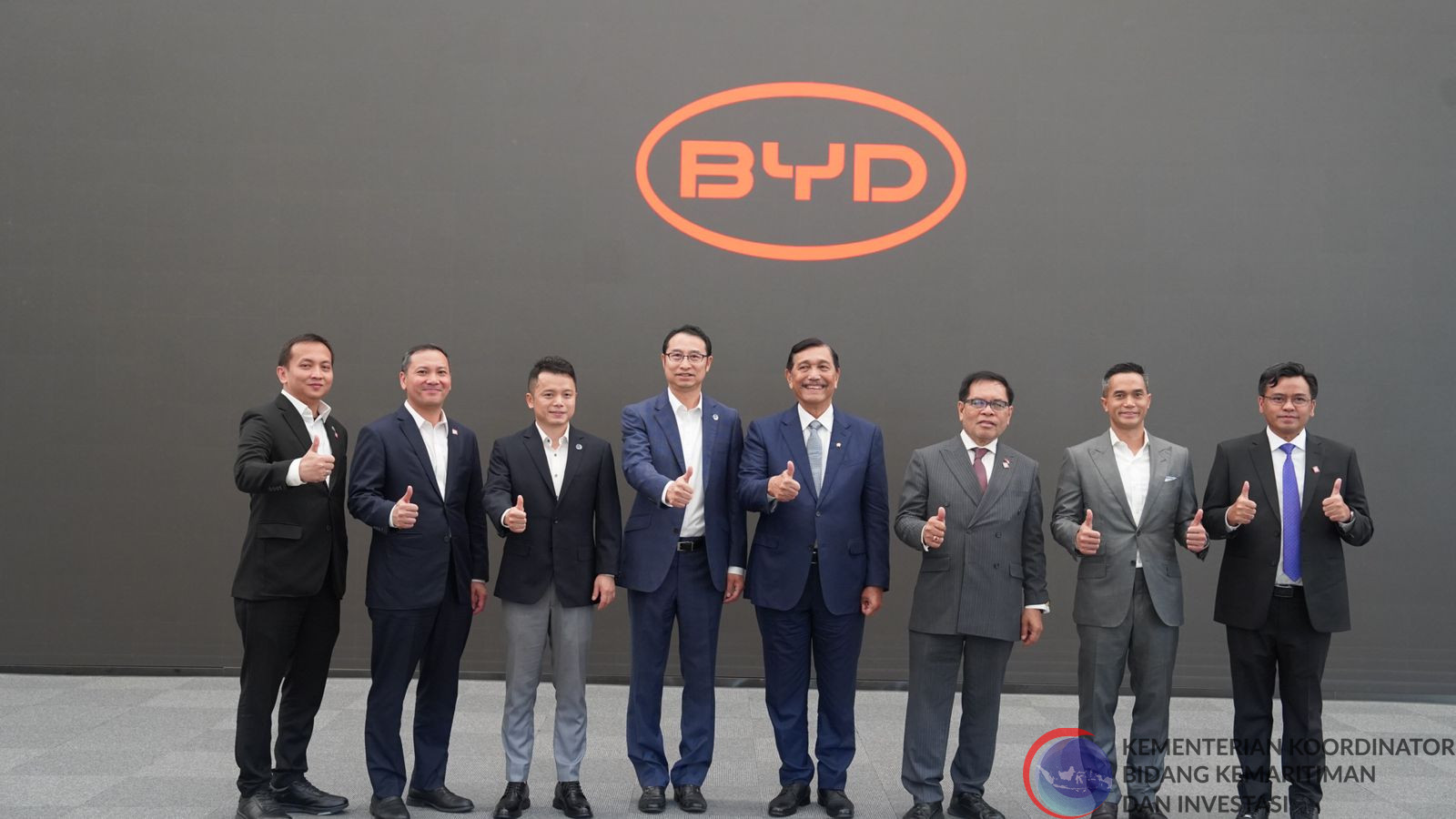 Kunjungan dan Pertemuan Menko Marves ke BYD