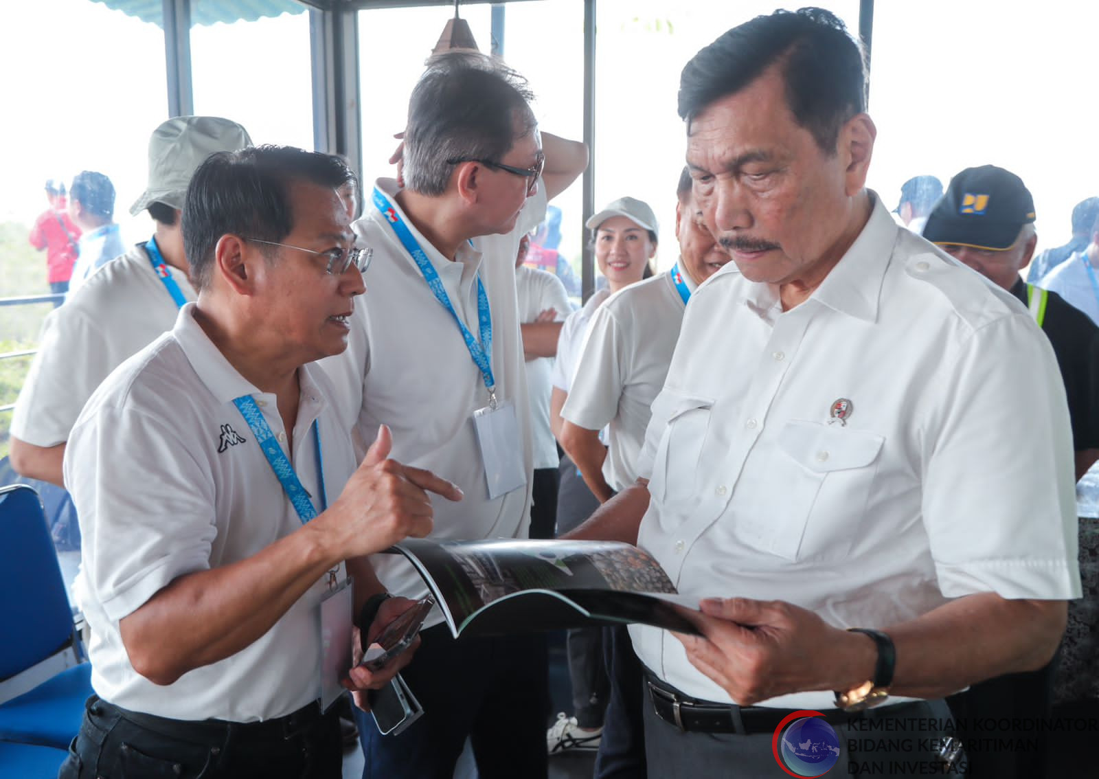 Menko Marves Luhut Binsar Pandjaitan Mengunjungi Sumbu Kebangsaan Barat