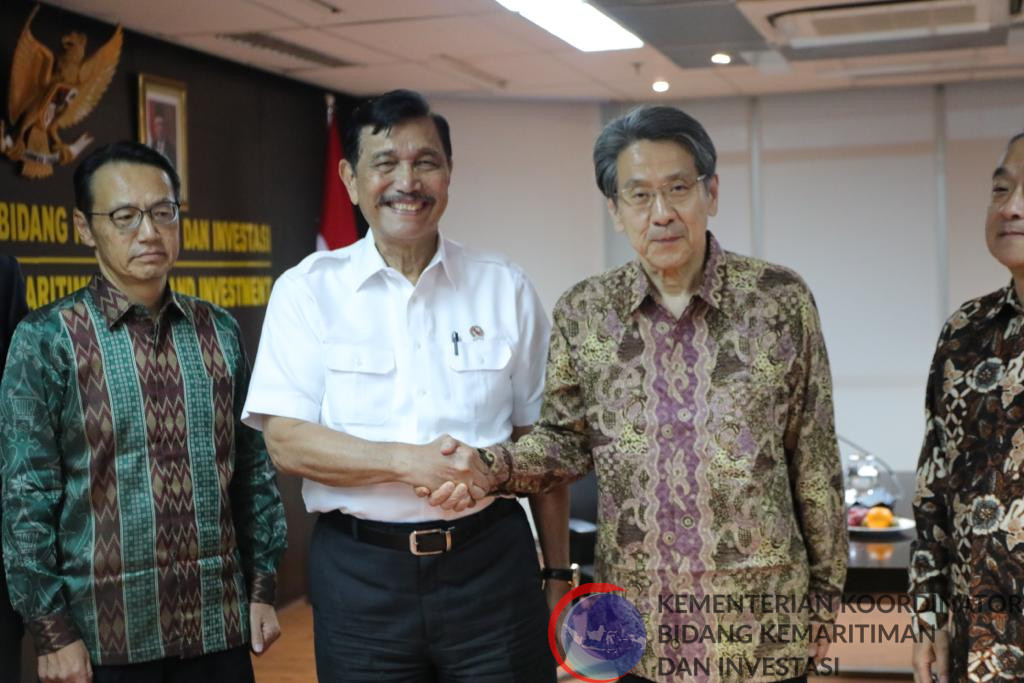 Menko Marves Mengadakan Pertemuan dengan Mr. Maeda selaku Chairman JBIC