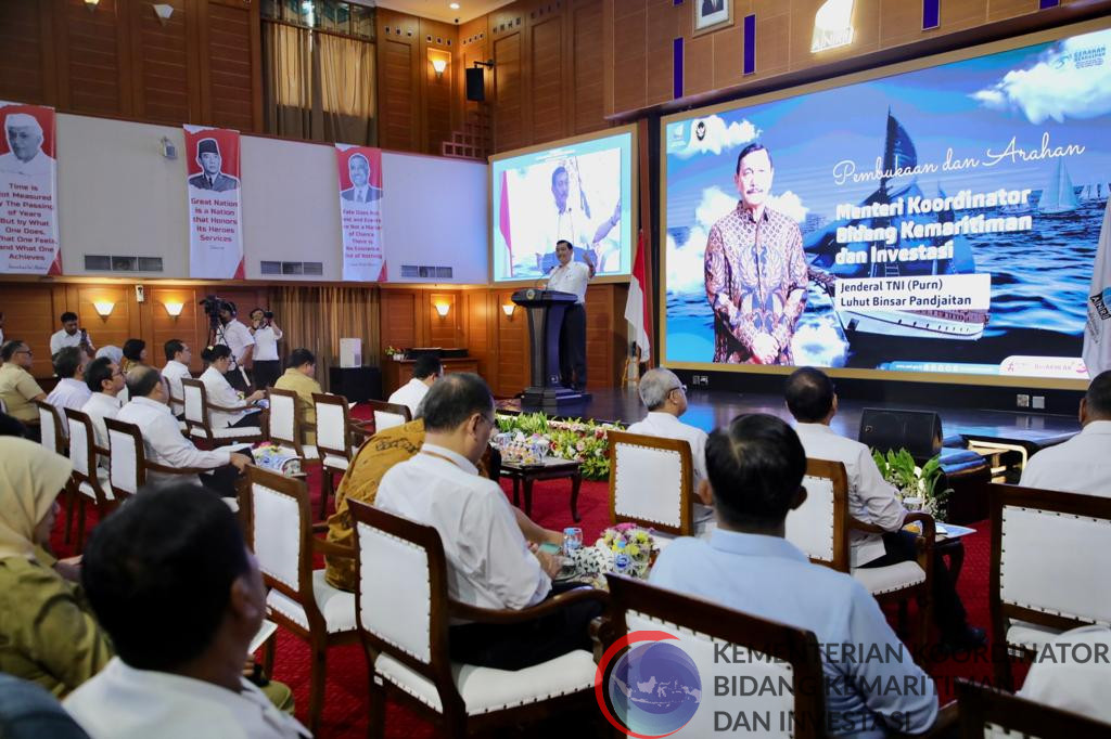 Menko Marves Menjadi Keynote Speaker Rapat Koordinasi Penyelamatan Arsip Kemaritiman