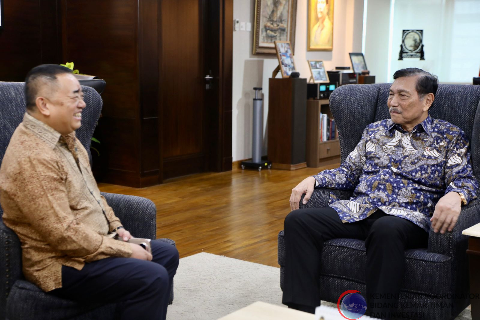 Menko Luhut Meeting bersama Prof. Xu Kaihua (Chairman GEM)