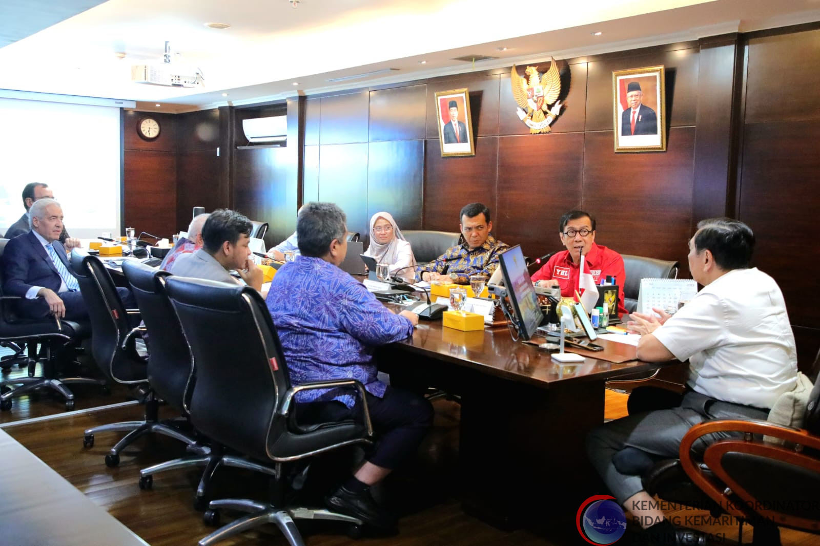 Rapat Koordinasi Penguatan Kebijakan Imigrasi di Kantor Marves