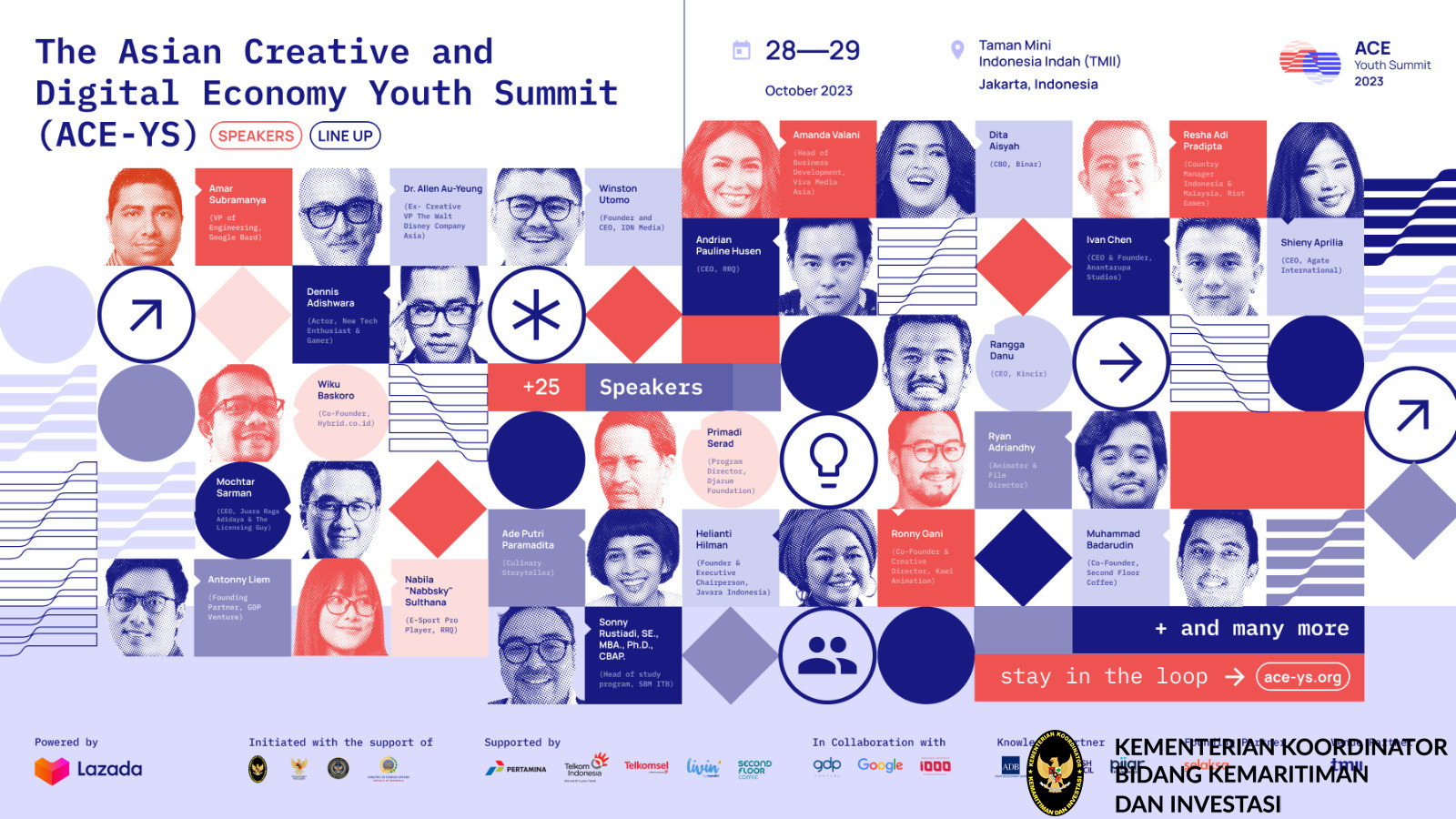 Jelang Digelar 28-29 Oktober, The Asian Creative and Digital Economy Youth Summit Umumkan Deretan Pengisi Acara