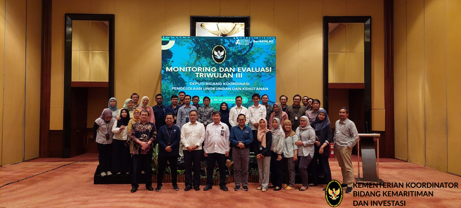 Penurunan GRK dan Sampah Laut Jadi Target Monev Triwulan III Deputi PLK