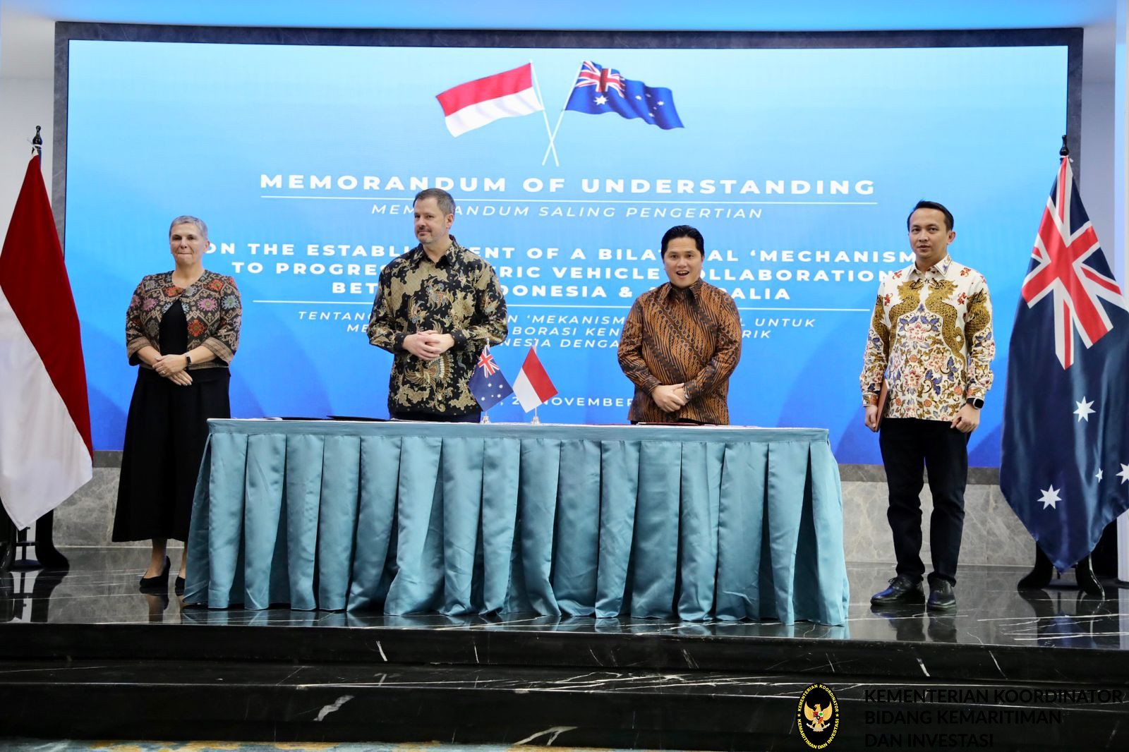 Indonesia dan Australia Jalin Kerja Sama Majukan Industri Kendaraan Listrik