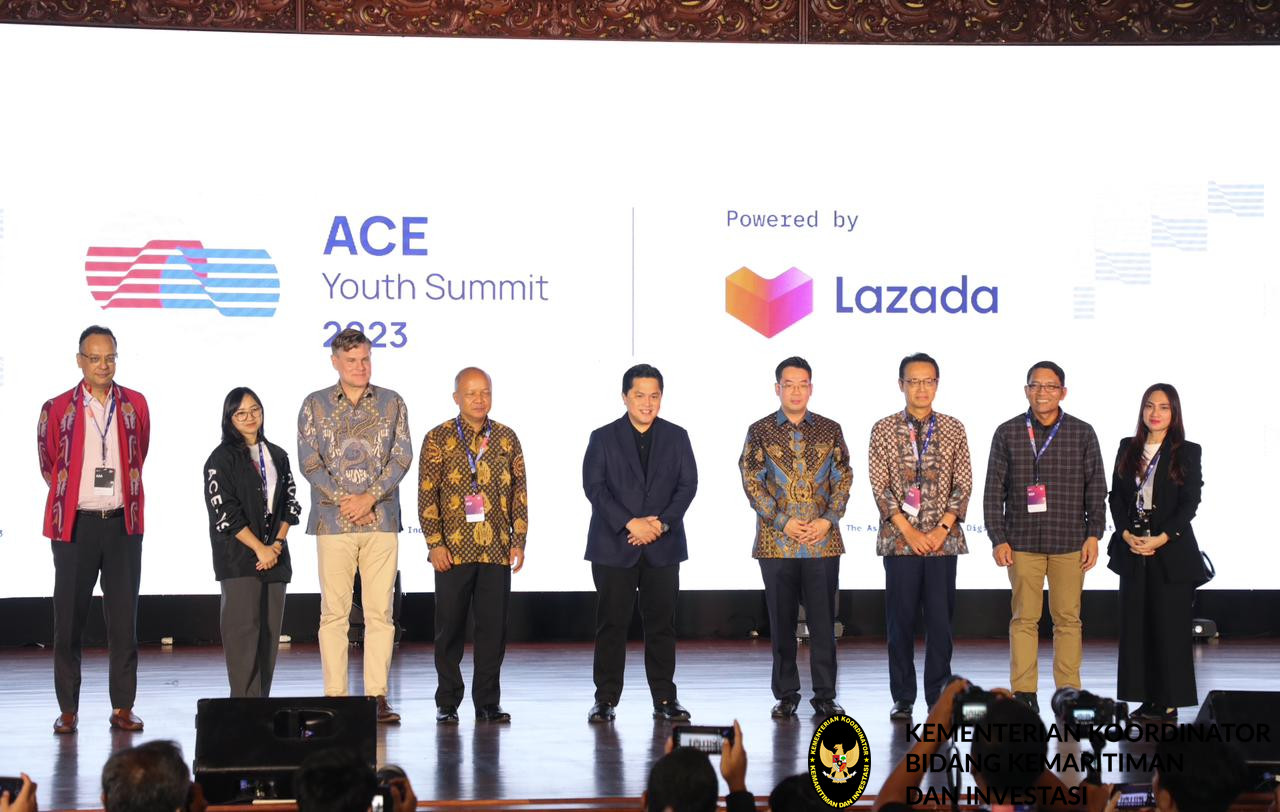 Erick Thohir membuka  kegiatan The Asian Creative & Digital Economy Youth Summit (ACE-YS)