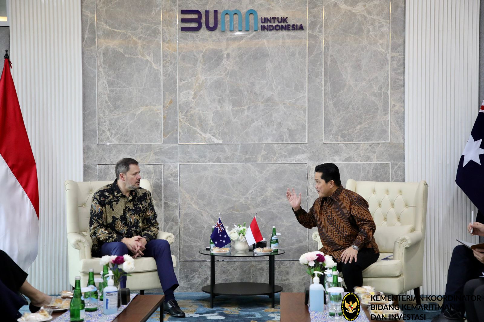 Menko Ad Interim pada Bilateral Meeting Indonesia-Australia