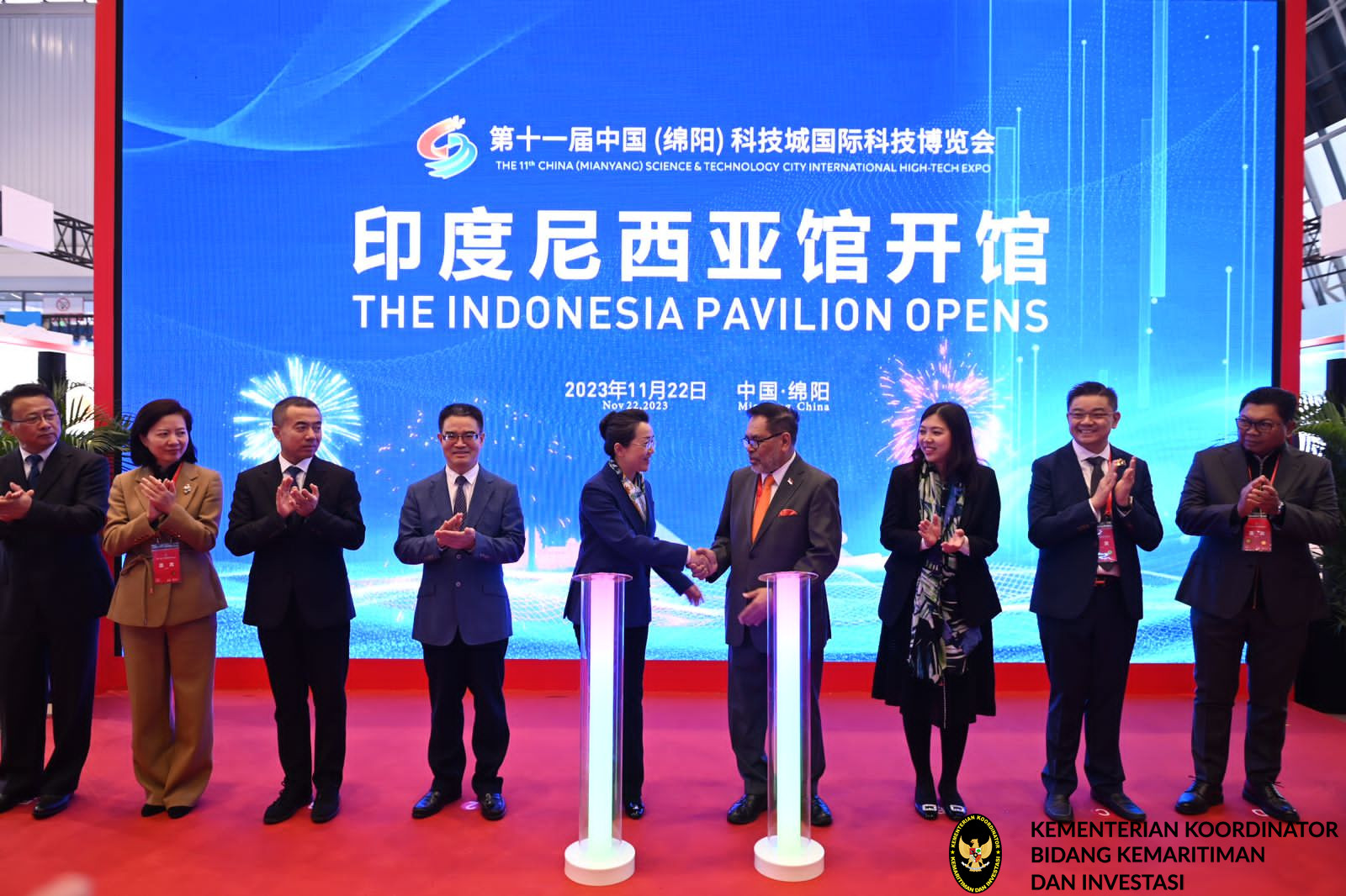 Kuatkan Hubungan Bilateral Indonesia-Tiongkok, Kemenko Marves Hadiri Mianyang Expo 2023