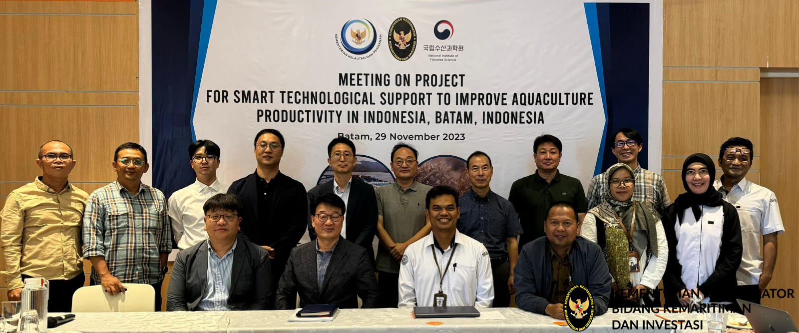 Lanjutan Agreement ODA Smart Aquaculture dengan Kemenko Marves, NIFS Korea Kunjungan ke Indonesia