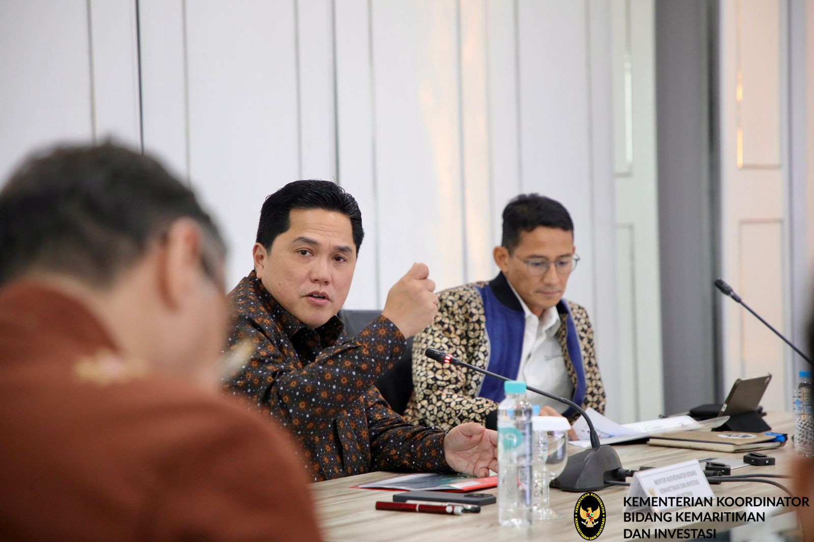 Meeting Menko Ad Interim bersama Menparekraf terkait Tourism Fund