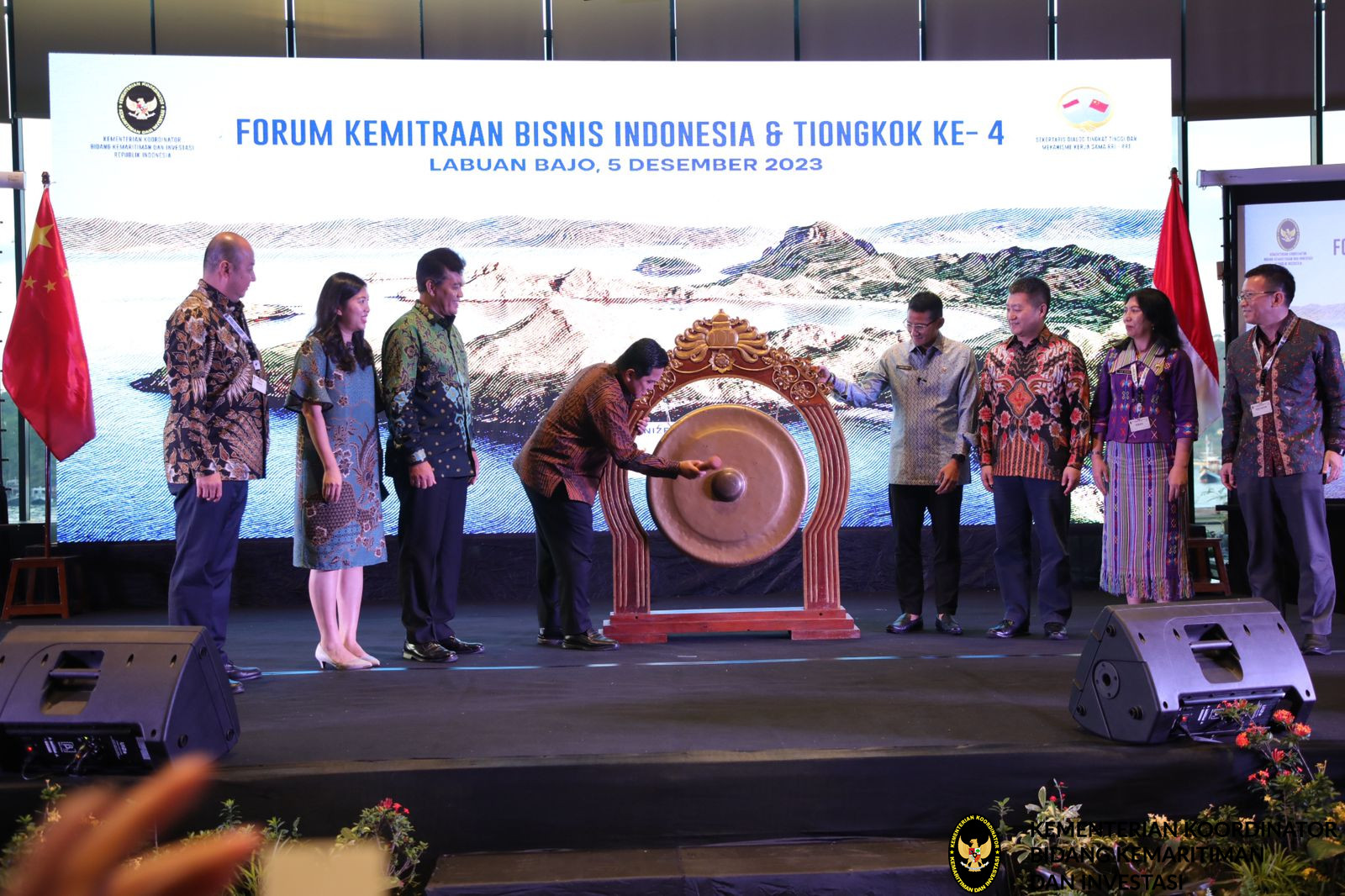 Menko Marves AI pada Forum Kemitraan Bisnis Indonesia-Tiongkok yang ke-4