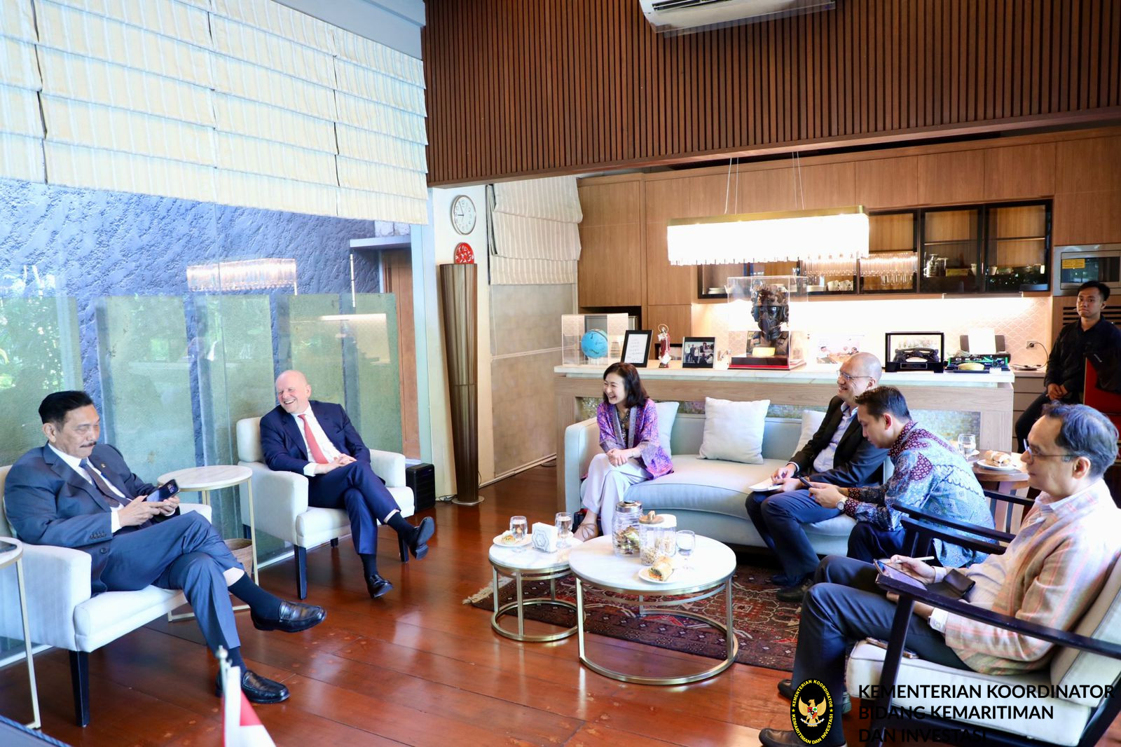 Meeting Bersama Mr. Michael Miebach (Chief Executive Officer Mastercard) di Kediaman