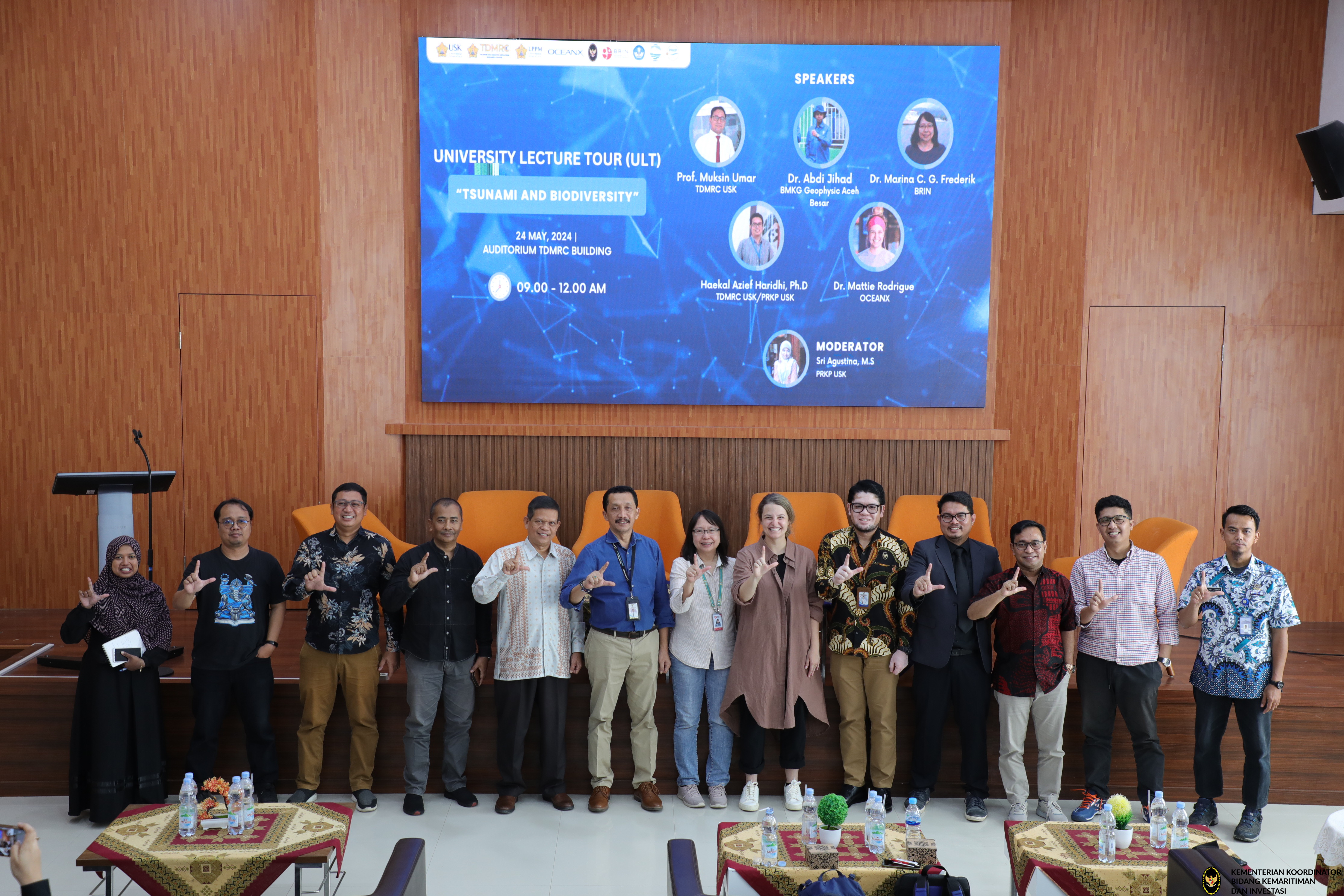 Kemenko Marves bersama BRIN, Kemdikbudristek dan OceanX Gelar ULT di Aceh, Bahas Topik Tsunami and Biodiversity Indonesia