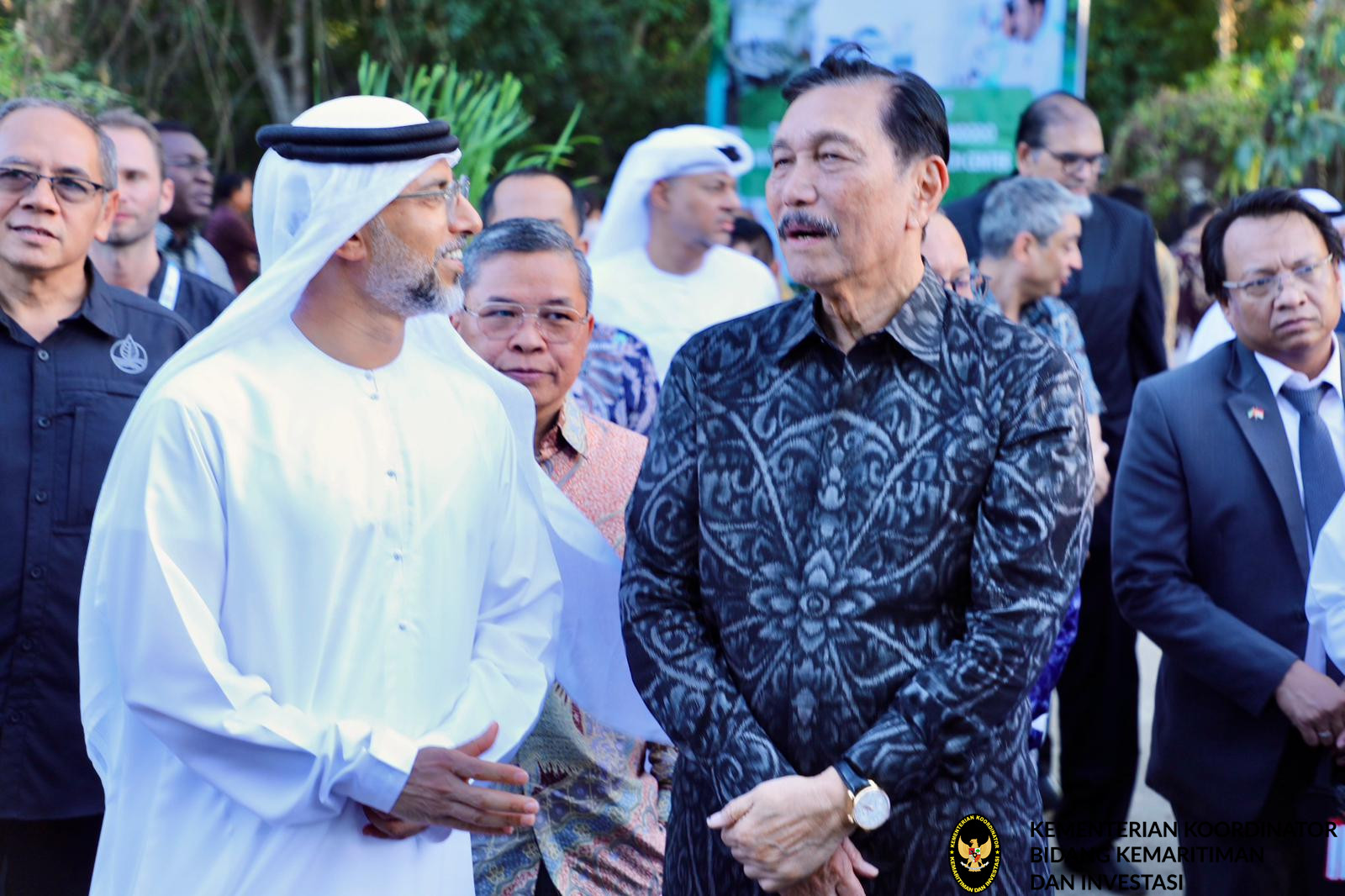 Menko Luhut Melaksanakan Groundbreaking International MBZ - JKW