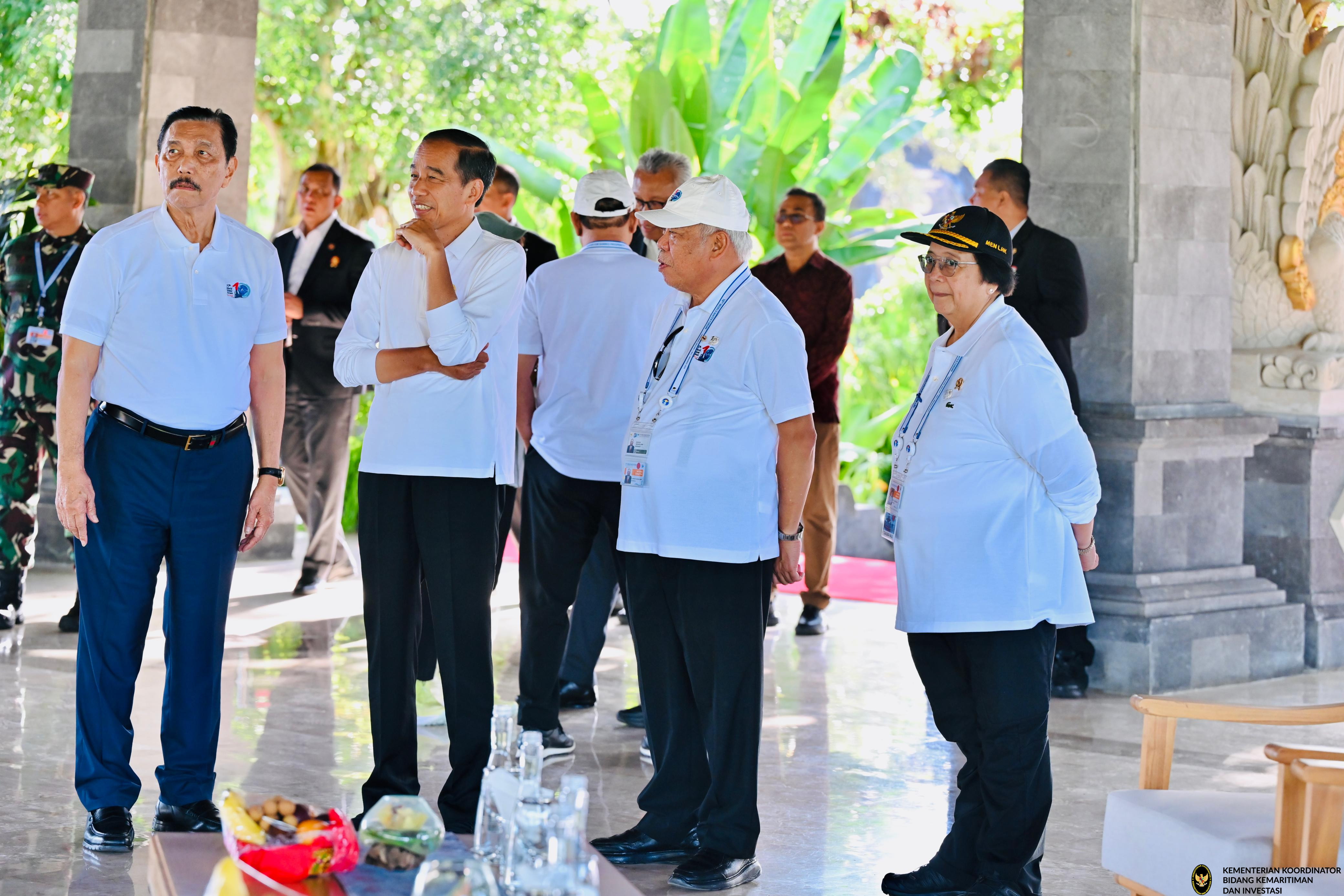 Menko Luhut Mendampingi Presiden Joko Widodo Kunjungan Bersama Delegasi World Water Forum ke-10