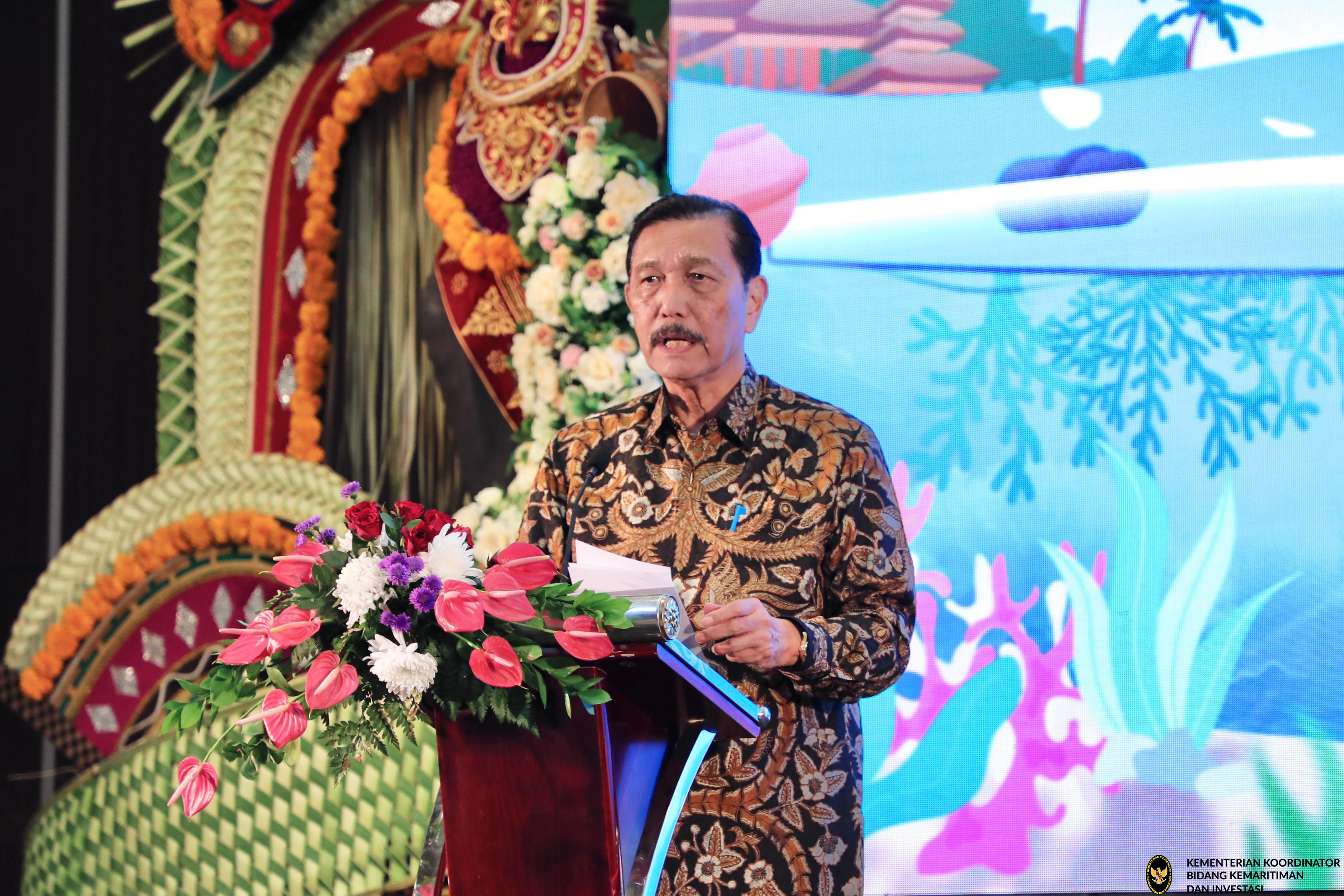 Menko Luhut Menghadiri Seminar on Accelerating The Upstream Downstream Integration of Seaweed Industry and Launching of The International Tropical Seaweed Research Center