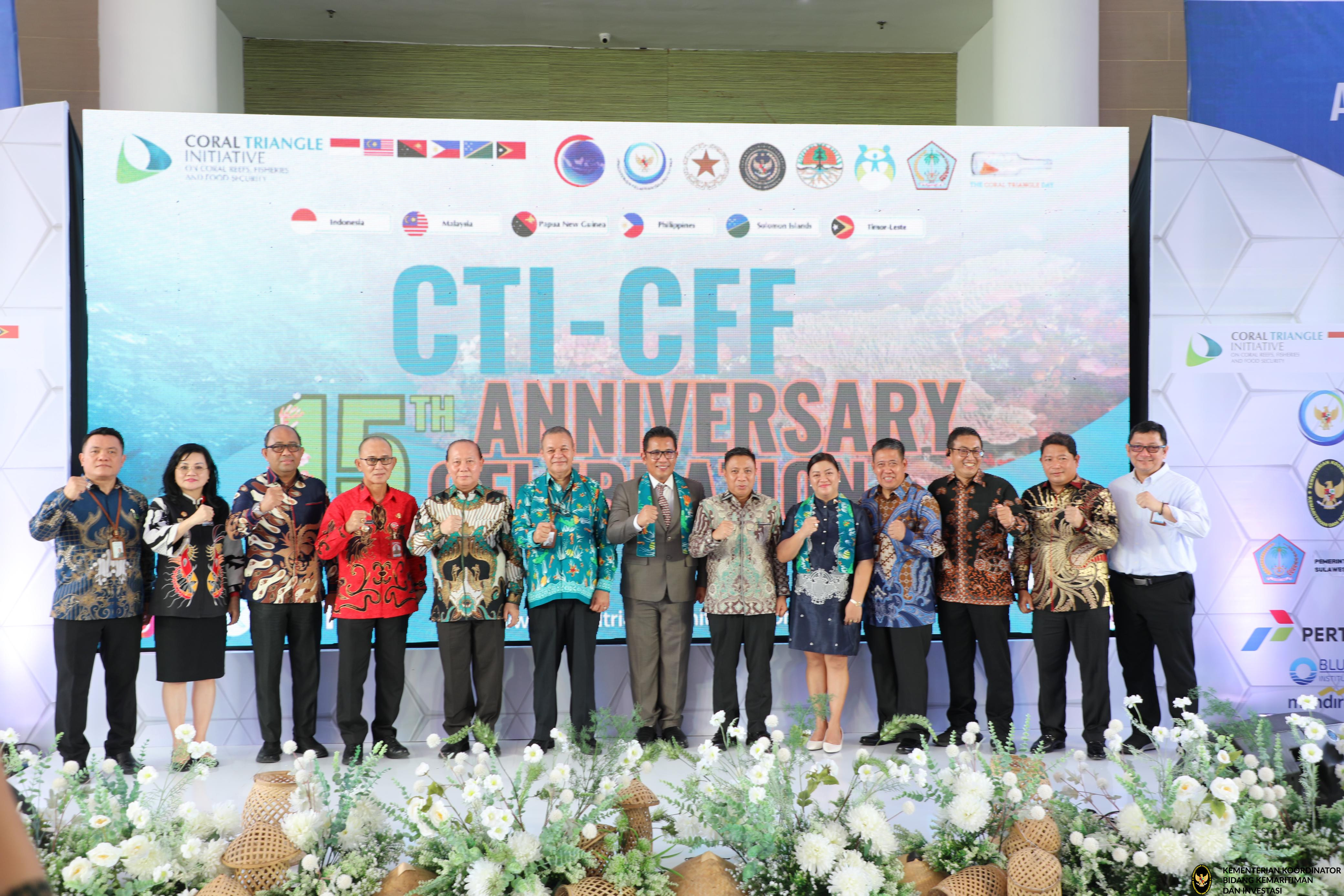 Rayakan 15 Tahun CTI-CFF, Pemerintah Bertekad Lanjutkan Perlindungan Terumbu Karang