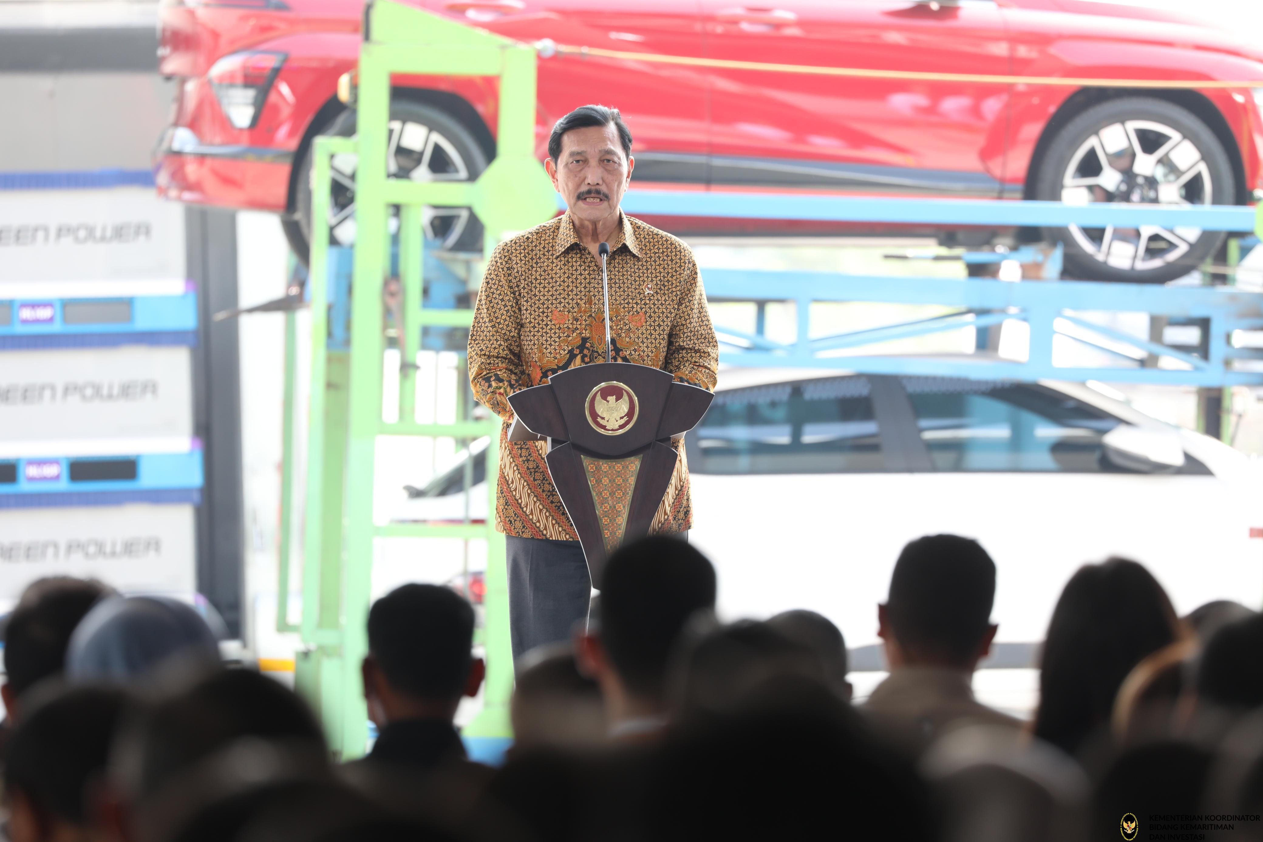 Menko Marves : Indonesia Siap Jadi Pemain Kunci Pasokan Global Kendaraan Listrik