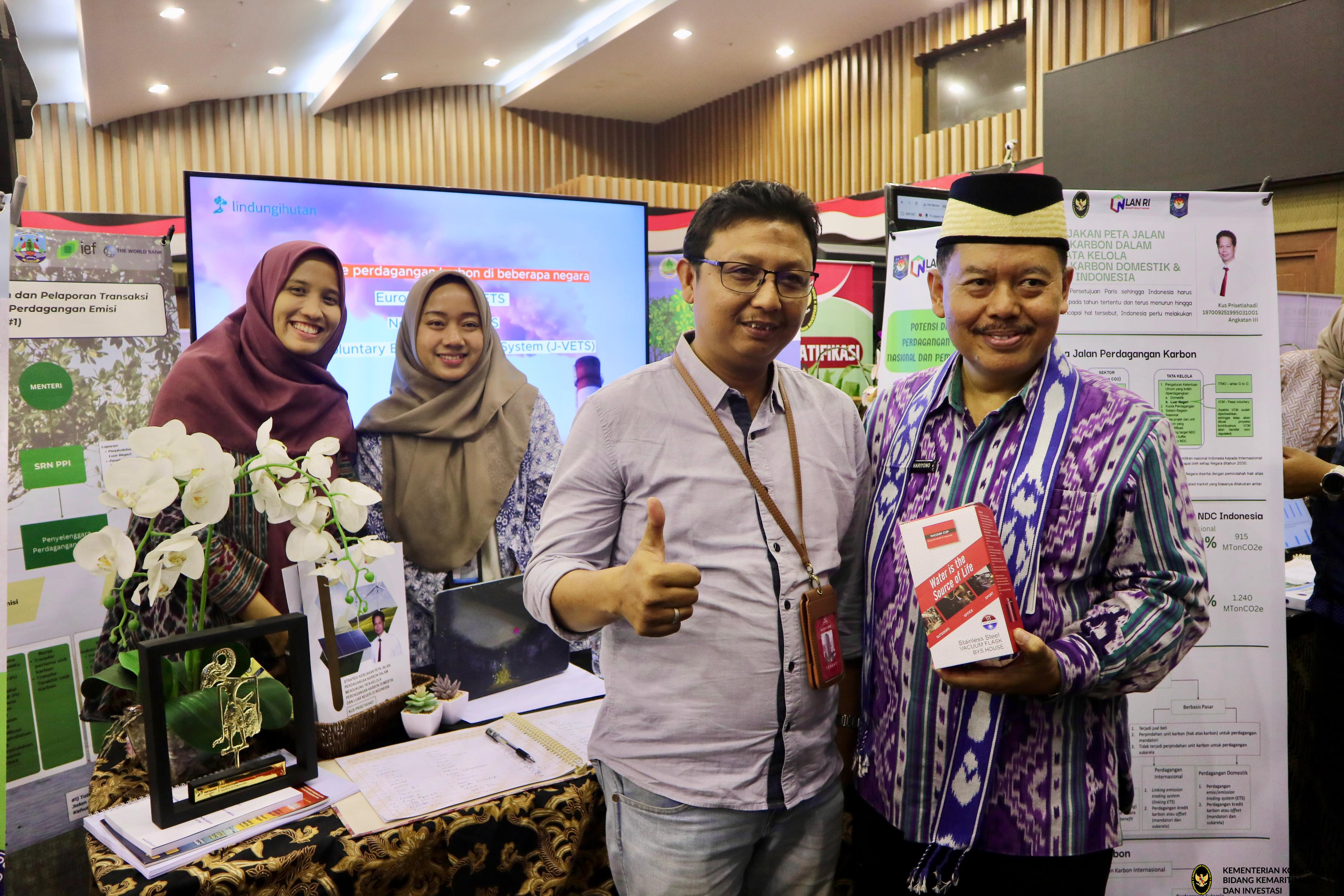 Berikut dokumentasi kegiatan expo Diklatpim Pejabat Kemenko Marves di BPSDM Kemendagri Jakarta