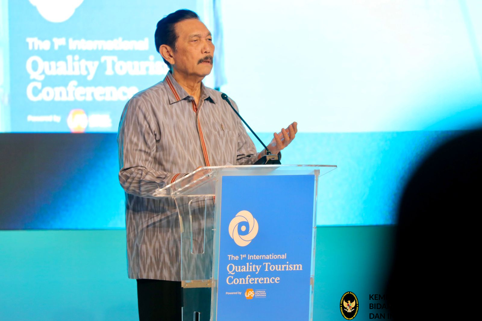 Hadiri 1st IQTC, Menko Luhut Dorong Bali Sebagai Percontohan Pariwisata Berkualitas