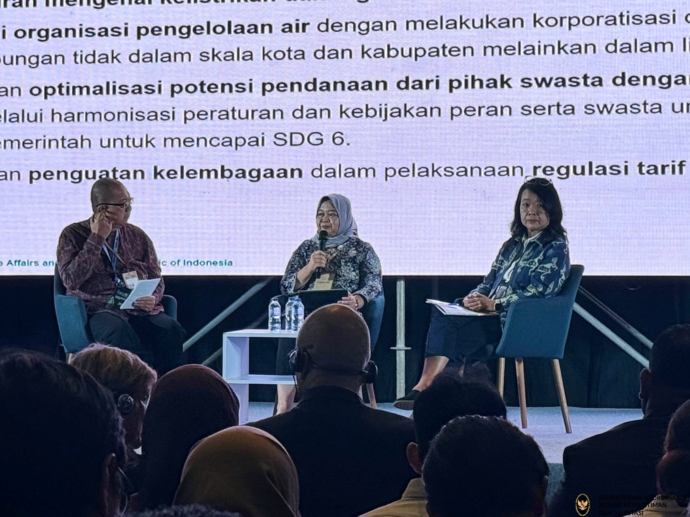 Deputi Nani Bahas Strategi Transformasi Air Minum di Indonesia pada IWF 2024