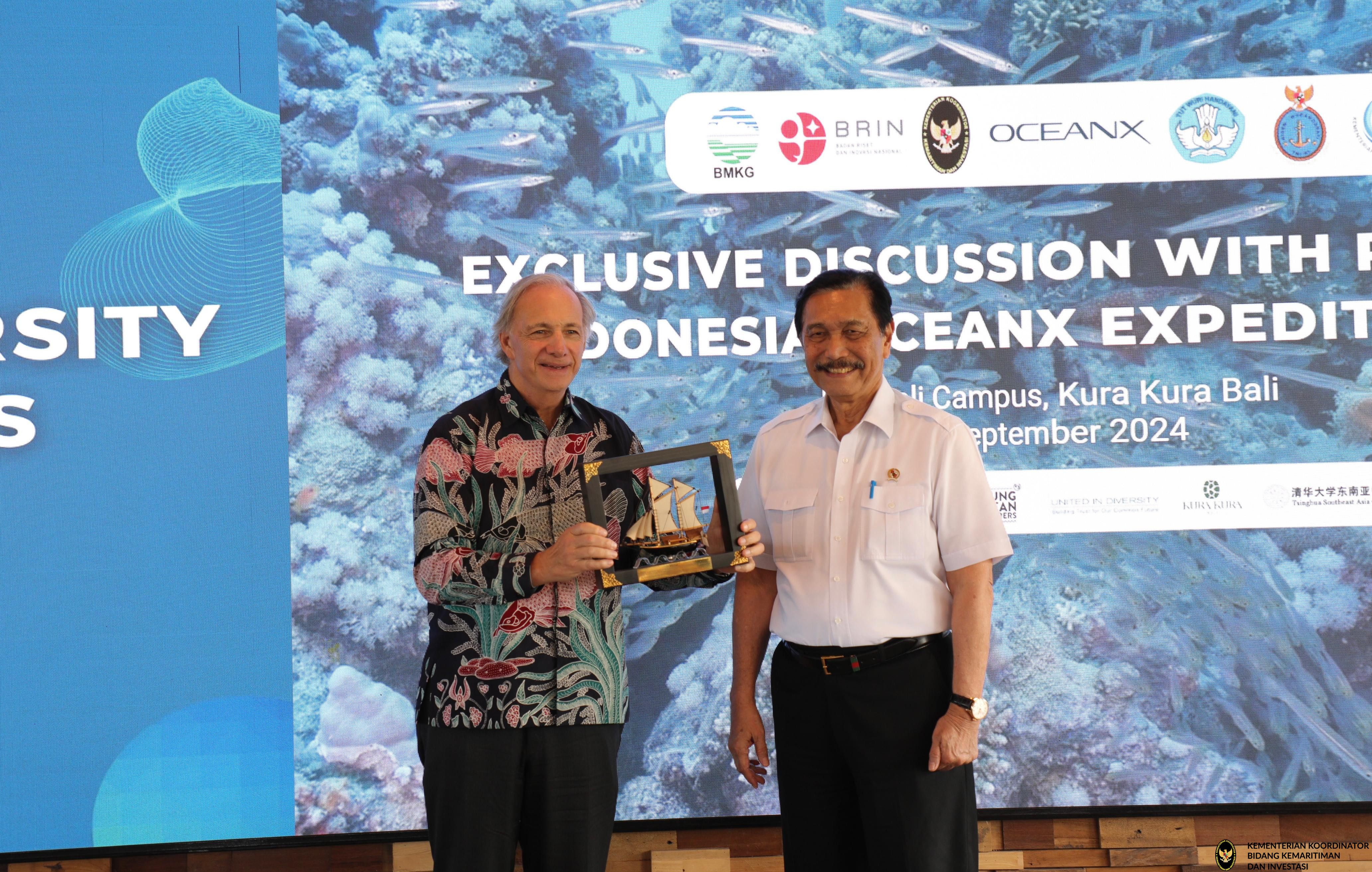 Menko Luhut Apresiasi  Pencapaian Ekpedisi OceanX