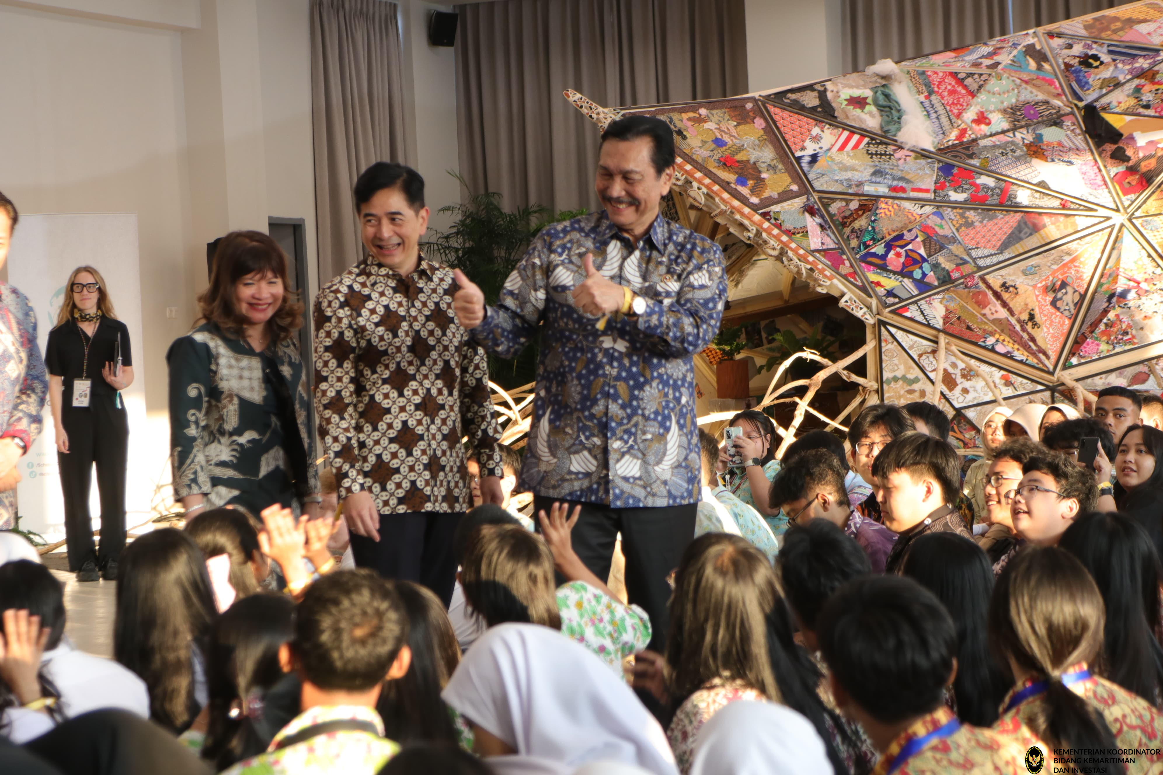 Menko Hadiri Acara dengan Scholas Youth Engagement